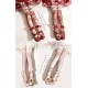 Red Maria Sweetheart Popcorn Tights